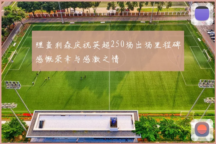 理查利森庆祝英超250场出场里程碑感慨荣幸与感激之情
